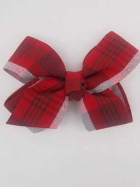 Large Jo Jo Hair bow- Plaid 259